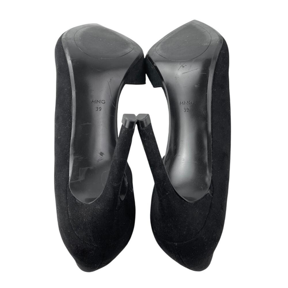 Mng Mango Black Asymmetrical Pointed Toe Stiletto… - image 4